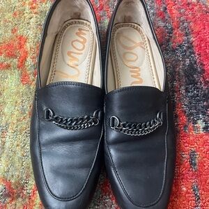 Sam Edelman Black Flats with Braided Detail